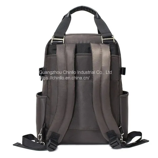 Fashionable Black Briefcase Leisure Business Custom Logo Backpack Light Luxury Waterproof Backpack High Quality CLH18-0102 photo-2