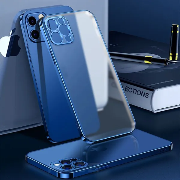 2022 Soft Transparent For IPhone 13Pro Max Frosted Electroplating With Lens Film Mobile Phone Case For Apple 12/14 Full Package photo-5