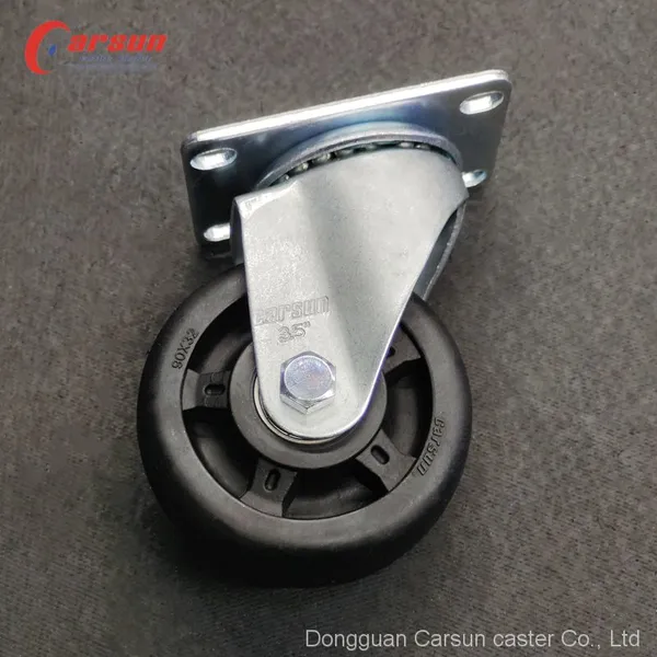 3.5 Inch Swivel Casters for Oven Special Medium Duty Heat Resistant Casters High Temperature 250℃ Caster Wheels