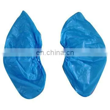 CPE PE Blue Disposable Plastic Shoe Cover photo-4