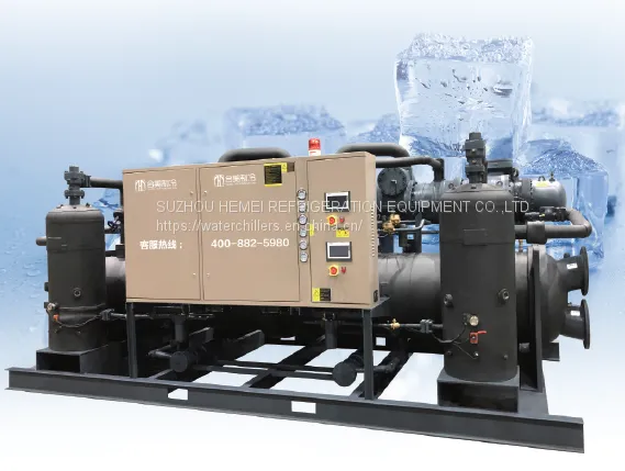 High Temperature Anticorrosive Screw Bipolar - Scroll Module Heat Pump Heat Exchange Unit HMW-SB-M