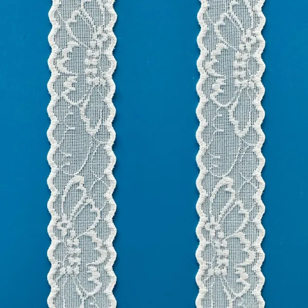 Lace Stretchy Lace Ribbon Elastic Trim Fabric With Floral Pattern for Bridal Wedding Decorations Sewing DIY Making and DIY Crafts photo-4