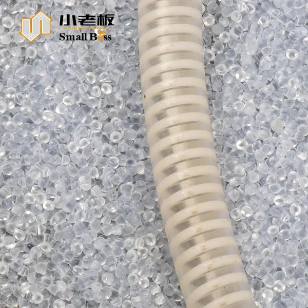 Flexible Spiral Helix Water Delivery Discharge PVC Suction Pipe Industrial Vacuum Cleaner Drain Hose PVC Granules Raw Materials photo-3