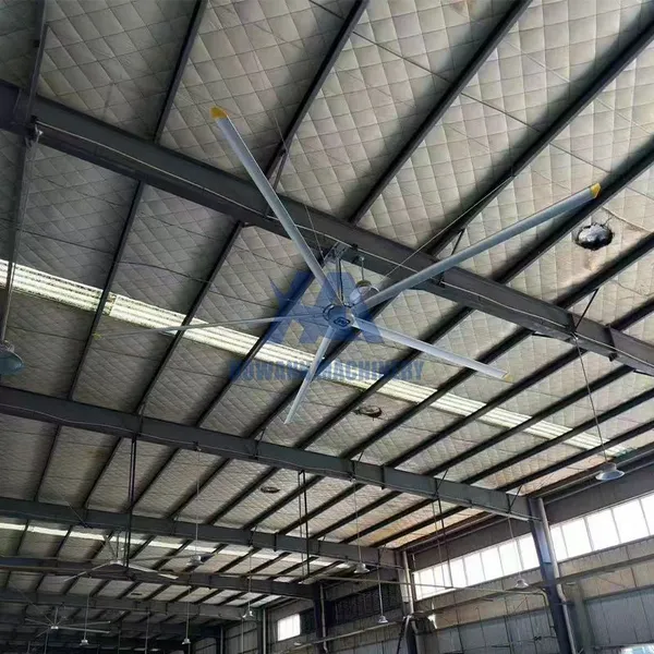 Factory Price 24ft PMSM Motor Big HVLS Ceiling Fan for Sale photo-5