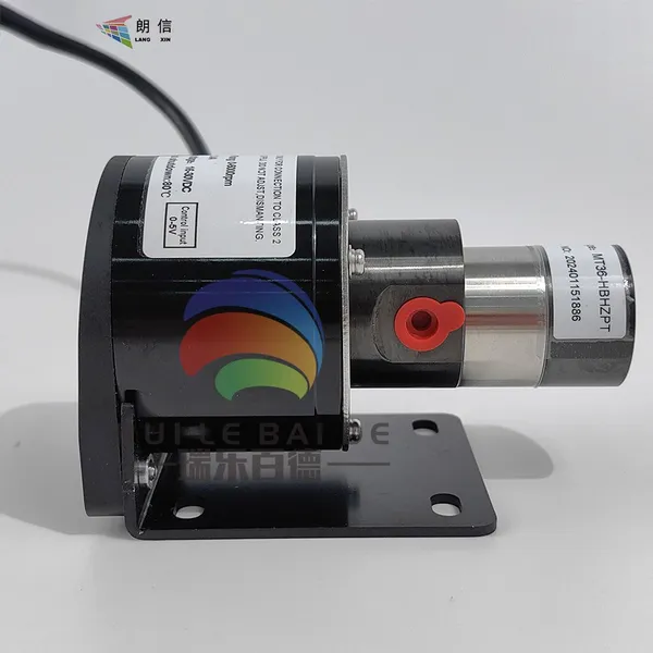 HAP Miniature Metering Gear Pump Ceramic Ink Pump MT36-HBHZPT Magnetic Drive Gear Pump photo-3