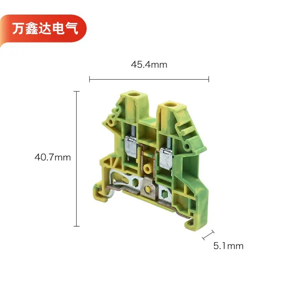 DINKLE Automotive Fuse Terminal Block Guide Rail Installation Automotive Fuse Connector TerminalDK2.5N-PE Fuse Holder photo-4