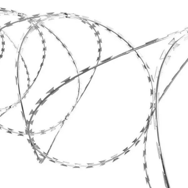 Razor Barbed Tape 60cm Blade Spacing for Prison Facilities
