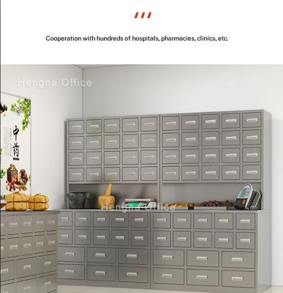 Rust-Resistant Chinese Medicine Cabinet — Cold-Rolled Steel TCM Dispensing Cabinet for Coastal & Tropical Pharmacies photo-5