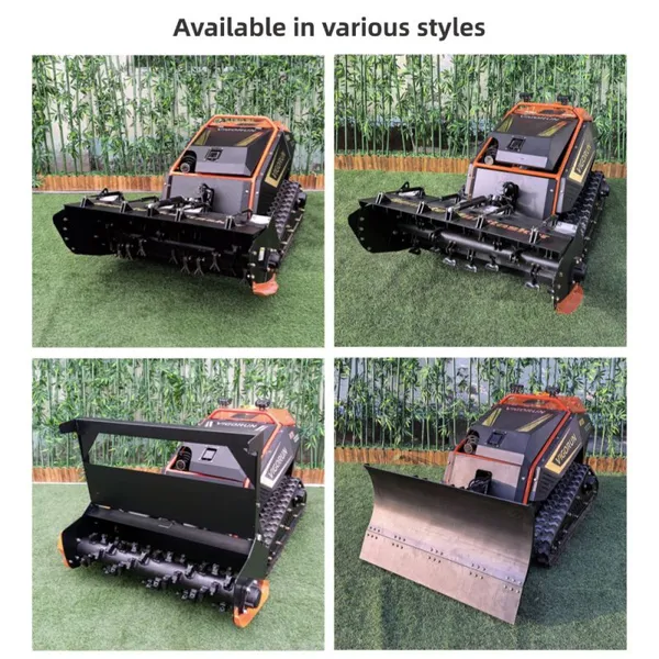 Efficient Industrial MTSK1000 Forest Mulcher Mowing Robot 764cc Gasoline Engine Cordless for Heavy-Duty Cutting & Dense Brush photo-5