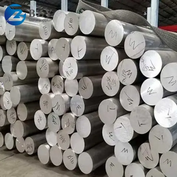 6063 6082 6061 6068 Aluminum Alloy Bar Custom Size Aluminum Billet Bars Round Solid Aluminum Rod photo-2
