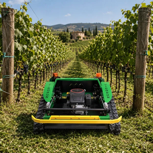 Vigorun VTLM800 Remote Brush Cutter, Heat-Resistant Motor Design Crawler Lawn Mower Agricultural for Commercial Use photo-3