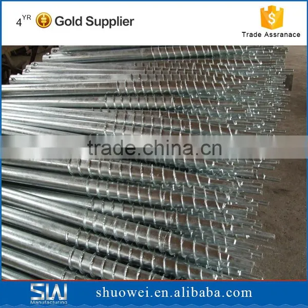 Hot Dipped Galvanized Ground Screw Anchor for Solar photo-2