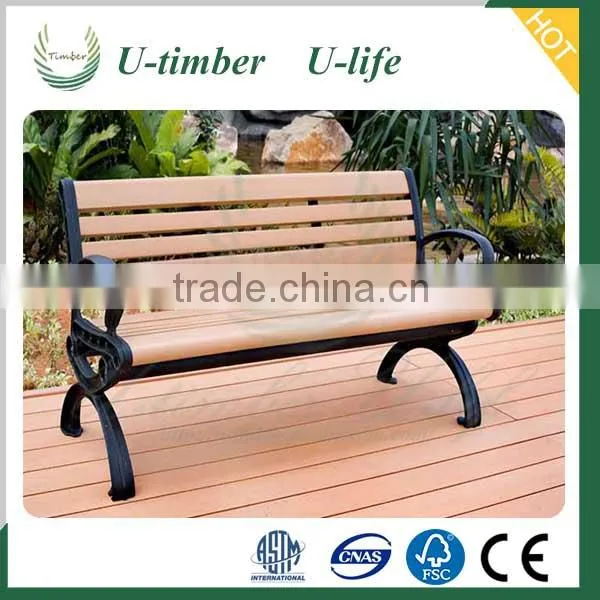 Latest Designs and Styles WPC Composite Outdoor Bench photo-2