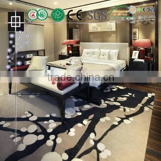 Customized Design Wool And Silk Carpet photo-2