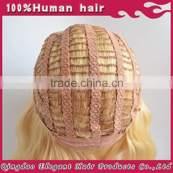 Fashion Light Blond Curly Hair Wig 100% Virgin Brazilian Human Hair Lace Front Wig photo-5