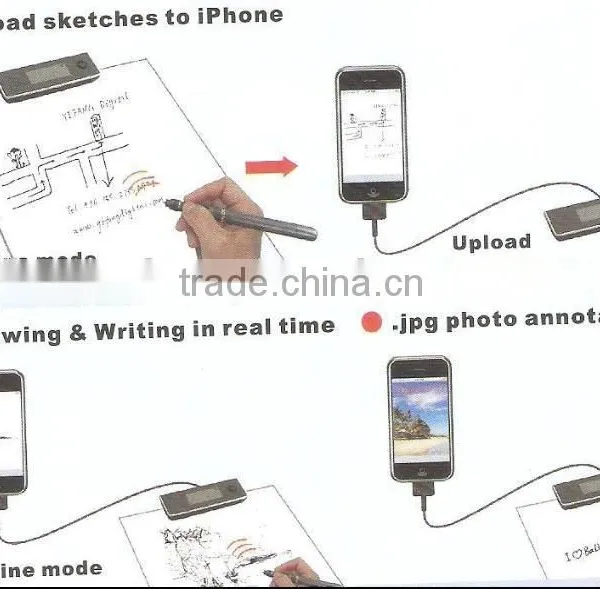 NEWEST!!! DIGITAL MOBILE NOTE TAKER PEN /DIGITAL PEN/DIGITAL SCANNER PEN FOR IPHONE IPAD GNX301I