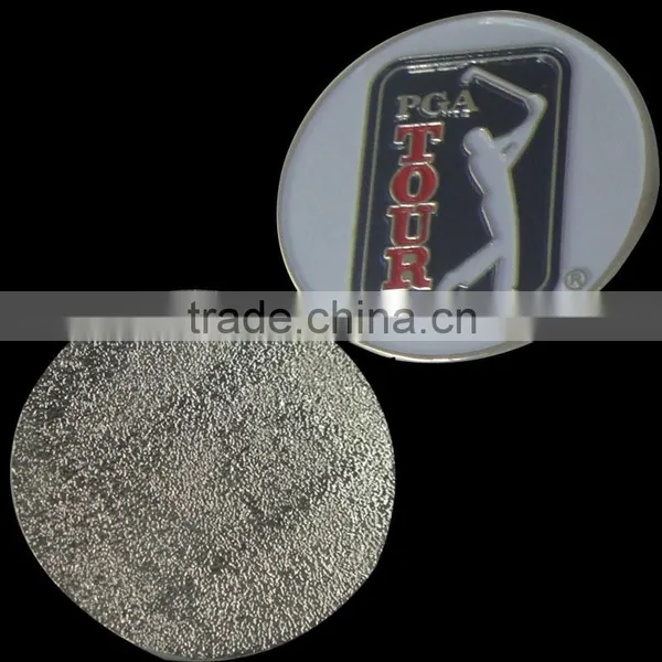 Golf Ballmark, Iron, Soft Enamel, 31.75mm