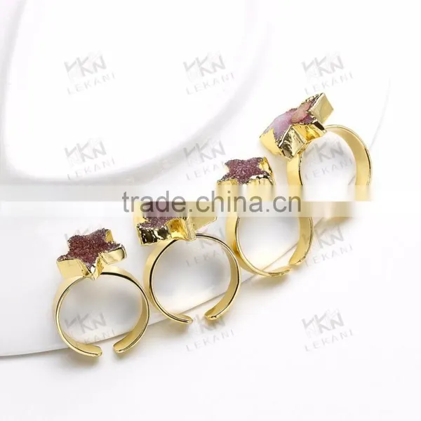 New Fashion Engagement Ring, Custom Shape Star Rings photo-2