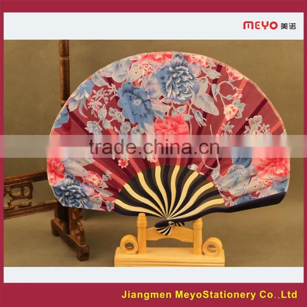 2015 Shell Shape Flower Decorative Customized Gift Bamboo Hand Fan photo-2