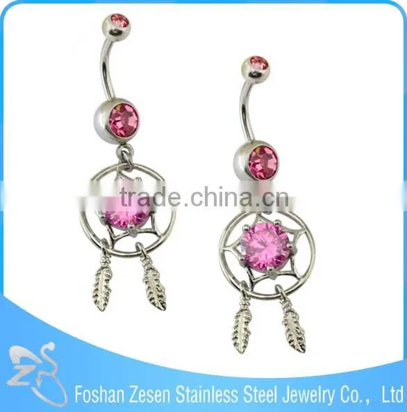 Turquoise Blue Zricon Body Jewelry Belly Ring Stain photo-6
