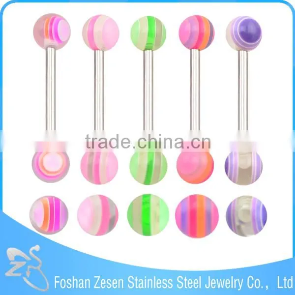 Competitive Price Surgical Steel Unique Star Printed Tongue Stretcher Piercing photo-2