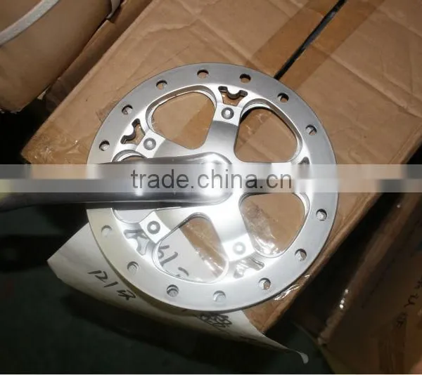 Silver 52T Aluminium Crank With Chain Guard