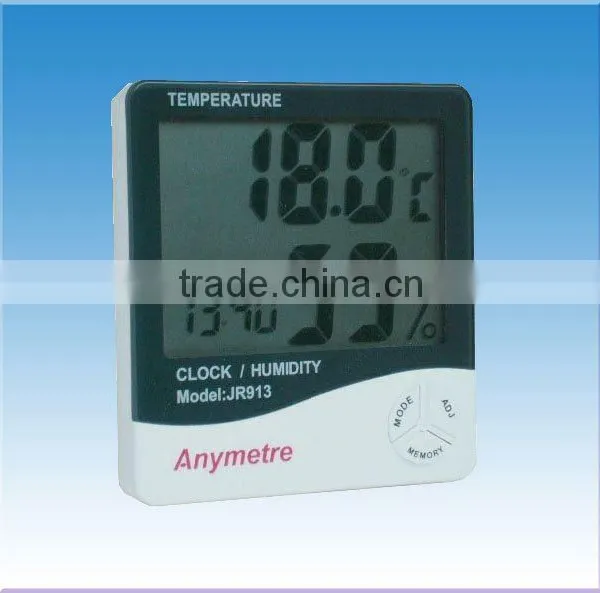 LCD Thermometer Clock Hygrometer