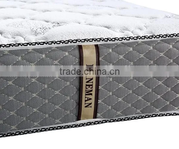 OEM Tight Top Luxury Spring Mattress With Elegant Over photo-4