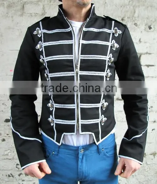 Gothic Jacket With Straps Front Side and Back