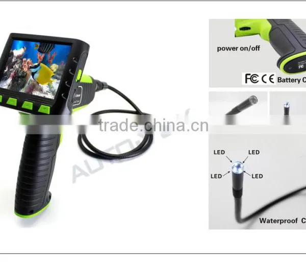 3.5" Monitor Industrial Pipe Car Video Inspection Endoscope Camera Borescope Quality Choice photo-2