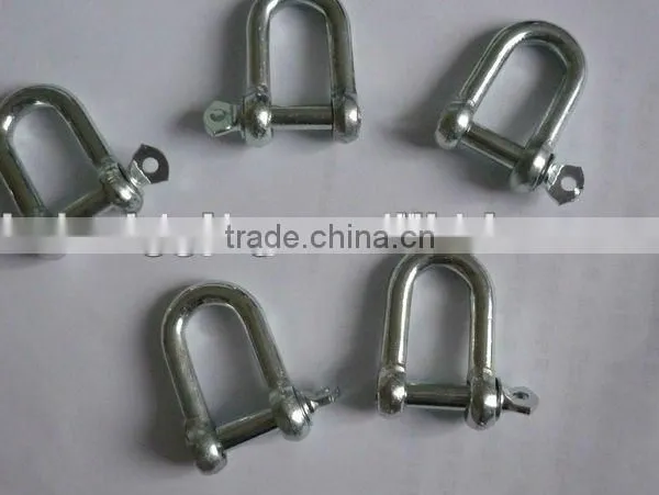 Manufacturer Price Galvanized European Type Dee Drop Forged D Shackle 4-25mm in China Rigging Hardware photo-3