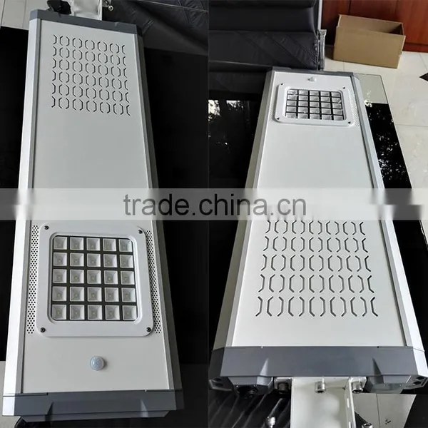 2015 New Design 25W LED; 50W Solar Cell, All in One Solar Motion Street Lighting photo-5