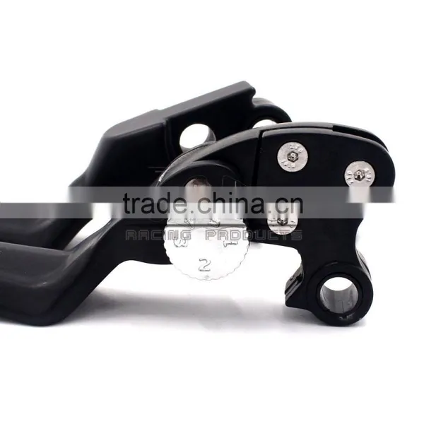 BJ-LS241-022 Costom Black Skull End Billet Aluminum Motorcycle Clutch Brake Lever For Harley photo-5