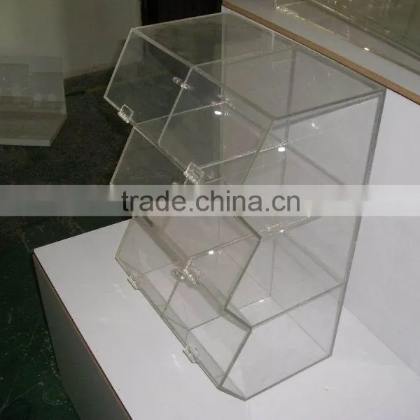 GH-RZ280 High Quality and Customized Beautiful Design for Acrylic Food Display Rack photo-2