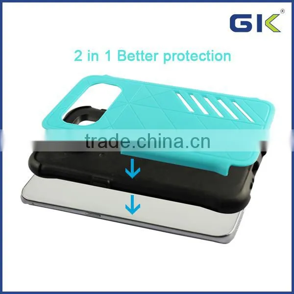 [GGIT] High Quality 2 In1 TPU+PC Cell Phone Case Cover For Samsung For Galaxy S6 Edge photo-5