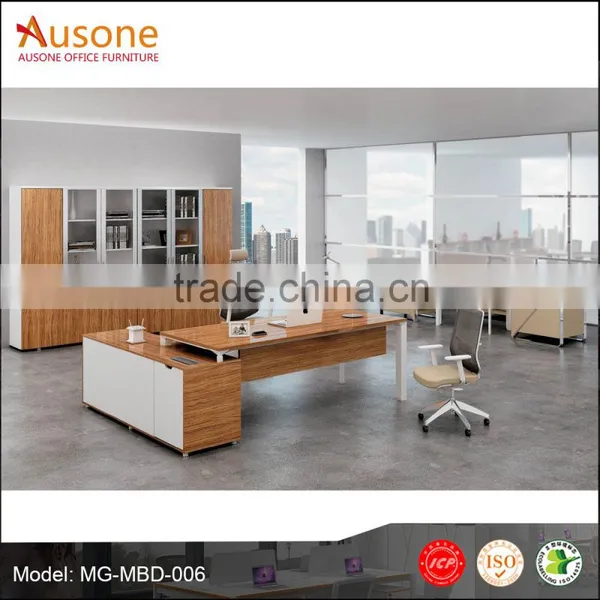 China Manufacturing L Shape Office Furniture Table Designs
