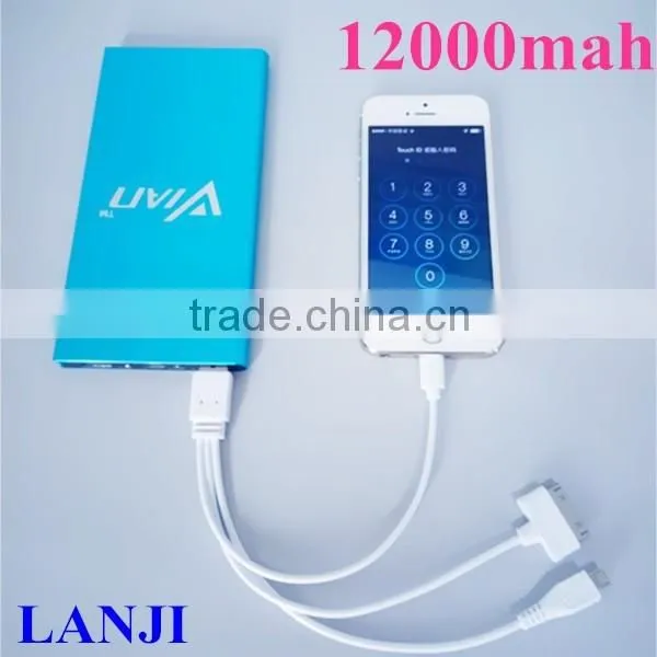 2015 New Ultra-thin Power Bank 12000mah Power Bank With CE ROHS photo-2