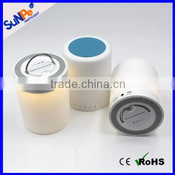 3 Swifts 7 Colors Lamp Portable Mini Bluetooth Speakers With LED Lgiht photo-5