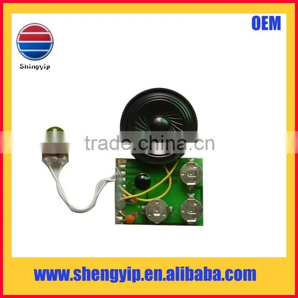 mini programmable greeting card recordable sound module voice recordable module