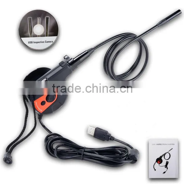 USB HD Inspection Camera Borescope 6 LED Endoscope Video Waterproof Tape Style photo-6