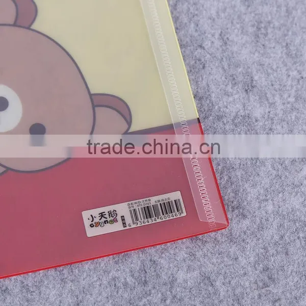 Cartoon Design pp Poly Plastic Snap File Folder a4 Plastic Document Holder File Bagwith Plastic Button photo-4
