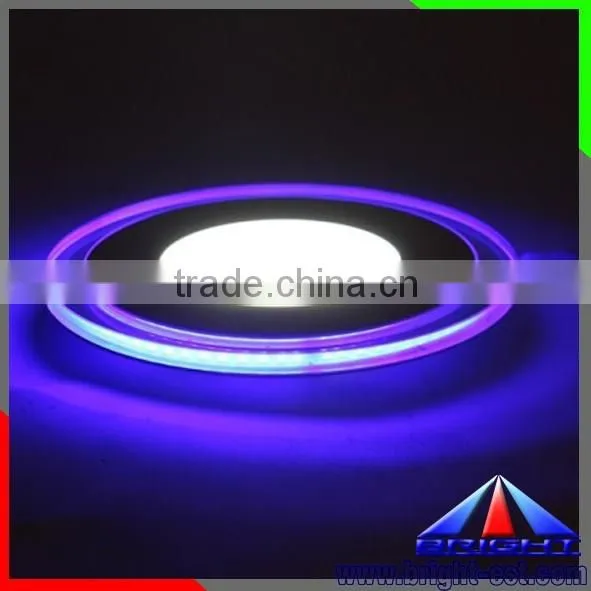 Double Color Blue+white 6W Decoration LED Panel Light With CE RoHS photo-3