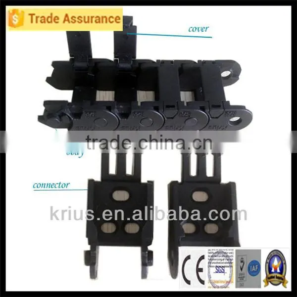 Side Open,All-in-One,Drag Chain,Piecen Type and PA66(nylon),PA66(Nylon) Material Flexible Cable Track photo-3