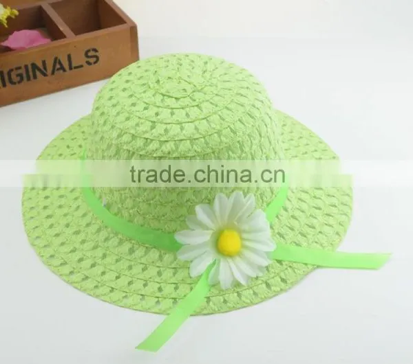 Sunflower Children Straw Hat,Wholesale Crochet Straw Hat For Chirldren photo-5