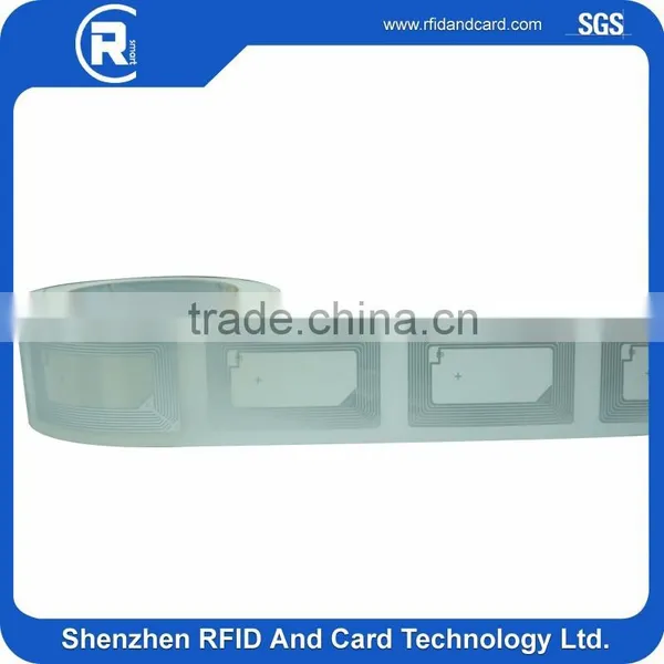 China Rfid Inlay Maker hf Rfid Tag Rfid Security Label Tamper Inlay