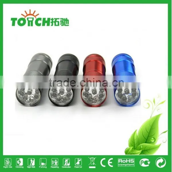 Promotion Bulk Led Flashlights Cheap Flashlight 9LED Flashlight photo-3