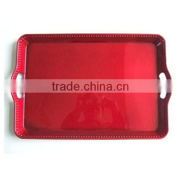 Custom plastic cafeteria serving tray