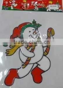 PVC Sticker ,Christmas Santa Claus Window /Door Sticker photo-2