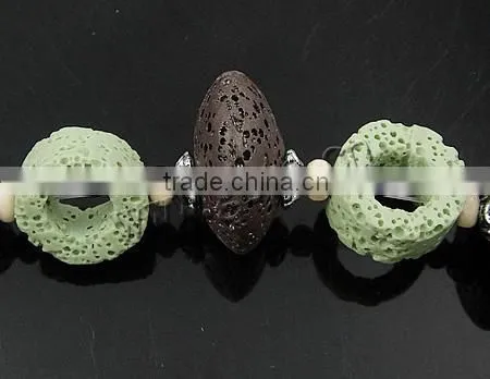 Vintage Bead Bracelet, With Wood photo-2