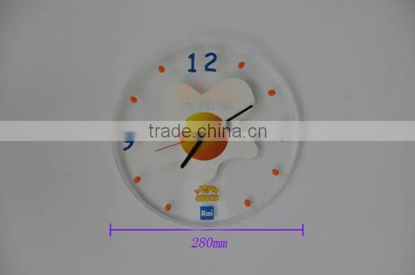 Fashion Egg Shaped Acrylic Wall Clock photo-4